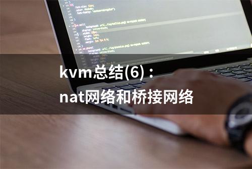 kvm总结(6) : nat网络和桥接网络