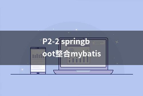 P2-2 springboot整合mybatis