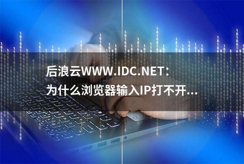 后浪云WWW.IDC.NET：为什么浏览器输入IP打不开网站