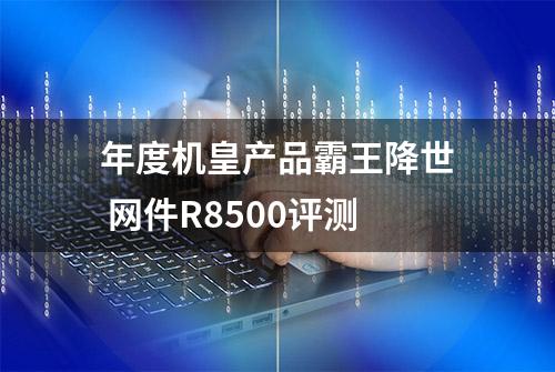 年度机皇产品霸王降世 网件R8500评测