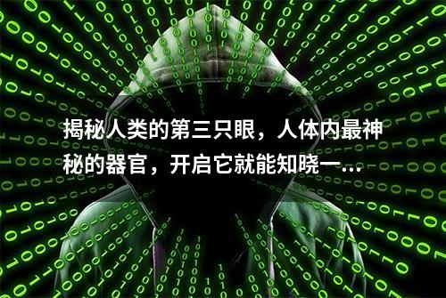 揭秘人类的第三只眼，人体内最神秘的器官，开启它就能知晓一切？