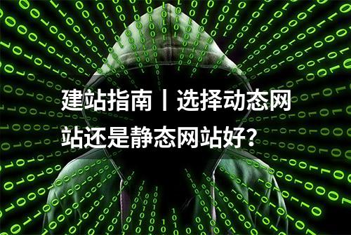 建站指南丨选择动态网站还是静态网站好？