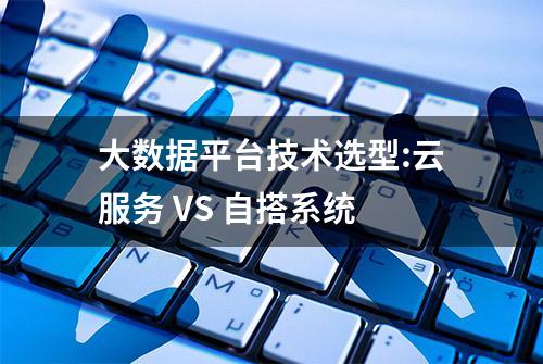 大数据平台技术选型:云服务 VS 自搭系统