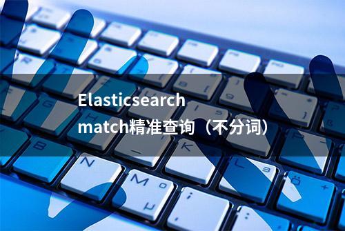 Elasticsearch match精准查询（不分词）