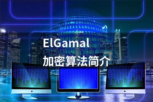 ElGamal加密算法简介