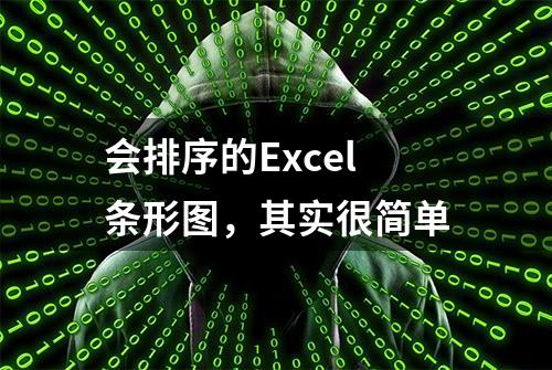 会排序的Excel条形图，其实很简单