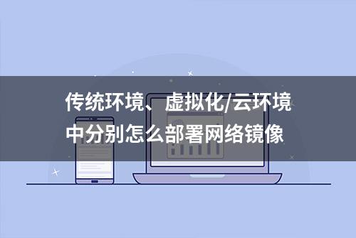 传统环境、虚拟化/云环境中分别怎么部署网络镜像