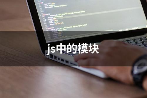 js中的模块